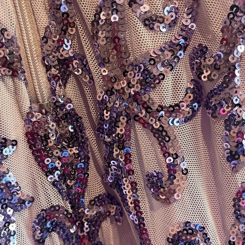 Windsor Lavender Sequin Maxi Dress - Picture 3 of 9